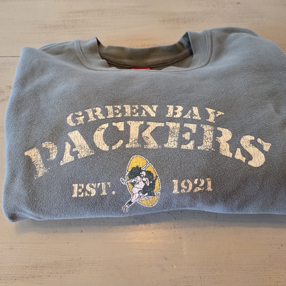 Green Bay Packers Sweatshirt, Large